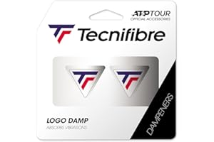 Tecnifibre Logo DAMP antivibrazione da Tennis Adulto, Unisex, Tricolore, 2 Pezzi