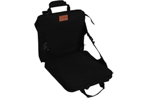 Luqeeg Siège de Stade Chauffant pour Gradins avec Support Dorsal, Chaise de Stade Chauffante Pliante et Rembourrée avec Poignée de Transport, Siège de Stade Chauffant Portable