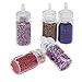 SelfTek 12Pcs Nail Art Tips Caviar Beads Nail Art Mini Bottles Micro Balls for Nail Art Tips Decoration Multi-Color