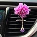 Produktbild samLIKE Car Loving Gift Air Outlet duftenden Parfüm Blume Lufterfrischer Diffusor Kamelie (lila)