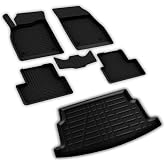 ferrous autoaccessories Toyota Corolla HB ile Uyumlu 4D Paspas ve 3D Bagaj Havuzu 2003 2007