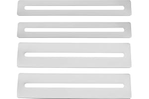 CLYDEWY 4pcs Guitar Fingerboard Guards Guitar Luthier Maintenance Kit Stainless Steel String Polishing Tool Accessories Scratch Resistant Fretboard Protectors for Repairing and Polishing Frets
