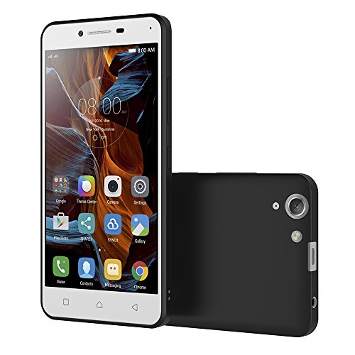 Funda Lenovo K5  AICEK Negro Silicona Fundas para Lenovo K5 Carcasa Lenovo K5 Negro Silicona Funda Case