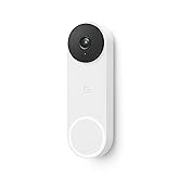 Google Nest Kapı Zili (Kablolu, 2. Nesil) - Kablolu G&ouml;r&uuml;nt&uuml;l&uuml; Kapı Zili Kamera - Kapı Zili G&uuml;venlik Kamerası - Kar
