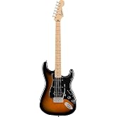 Fender Squier Fsr Squier Sonic&trade; Stratocaster&reg; Hss, Maple Fingerboard, Black Pickguard, 2-Color Sunburst