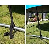 Verankerung Kangui-Kit für Trampolin 4 St Erdhacken-Halterung und Riemen-geeignet für alle Größen - 2