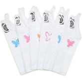 G&uuml;m&uuml;ş İ&ccedil; Giyim İp Askılı Taşlı Kız &Ccedil;ocuk Atlet 6 lı Paket