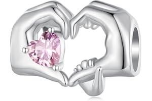 TIZU Sterling Silber Mom Charms Original Anhänger Kompatibel Pandora Armbänder Charms Muttertag Geschenk