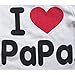 Wawoo® I Love Papa & I love Mama Unisex Children Comfortable Summer Suits Cotton T-shirt & Striped Cropped Pants Twins Baby Summer Clothes White