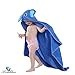 Produktbild Baby Badetuch, Tinabless Kinder Kapuzenhandtuch im Elefanten-Design 100% Baumwolle Duschtuch Babydecke für Neugeborene, Säuglinge, Kleinkinder - Blau, 34x34 inch