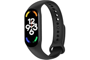 OcioDual Silikonowa wymienna bransoletka, kompatybilna z Xiaomi Mi Band 7 6 5, kompatybilna z Amazfit Band 5, elastyczny miękki gumowy pasek zastępczy