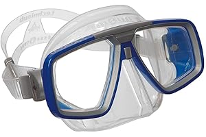 AQUA LUNG SPORT Aqualung LOOK - Adult Diving Mask with Double Tempered Glass Lens, Versatile Design for All Faces, 360° Dial Buckles, Improved Waterproofing, Ideal for Scuba Diving