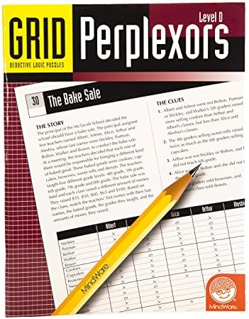 Green Board Games Mindware - Grid Perplexors Level D