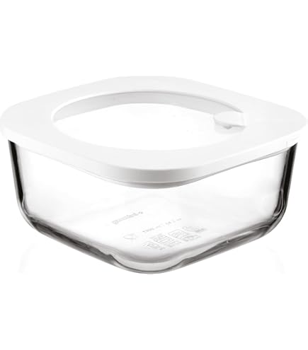 Bormioli Rocco Evolution Frigoverre Quadra 18 Cm – Contenitore In Vetro 140 Cl, Adatto A Microonde E Forno, Made In Italy - 4