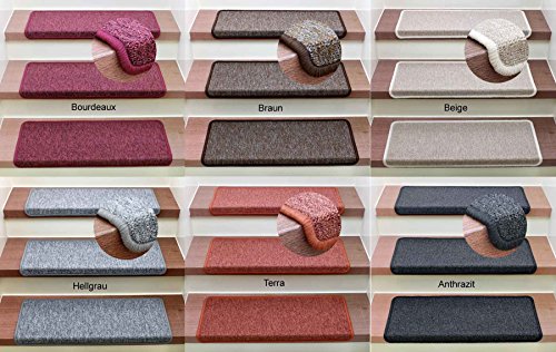 Stufenmatten Monza Rechteckig – versch. Set Varianten & Farben ! (15 Stk. Anthrazit) - 6