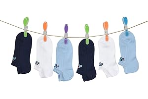 PETTI Artigiani Italiani - Calzini Bambino, 6 Paia di Calzini Fantasmino Bambino, Calzini Bambino Fantasmino Maschietto, Calzini Bambino Cotone Filo di Scozia, 100% Made in Italy