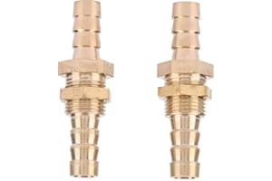 Connecteurs de Raccordement,Akozon 2Pcs Laiton à Fixation Rapide Raccord pour Adaptateurs de Tuyau de Bassin de Piscine(6mm)