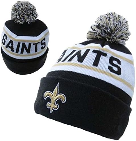 New Season Sports Beanie Cuffed Winter Knit Cap(black)
