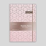 Matilda Myres Notebook - Rose Gold Foil - Pink