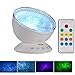 Produktbild Autbye Bunte LED Nachtlicht Stimmungslichter Ozean Projektor Wellen Lampe Deckenlampe Projektionslampe Ozeanwellen Dekoration Licht Baby Kinder Schlafzimmer Wohnzimmer Party Kindergeburtstag Geschenk