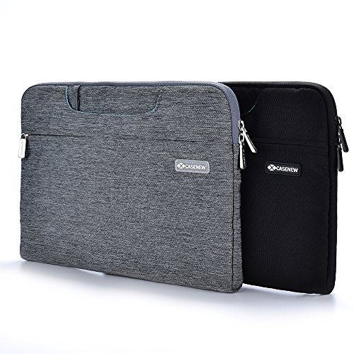 Fall New tragbaren Stoff Computer Laptop Sleeve Notebook Tragetasche mit Griff und Zubehör Tasche Grey 13 13inch - 7