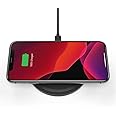 Belkin - Pad di ricarica wireless BoostCharge 10W, certificato Qi per iPhone, Samsung, Google e altri, alimentatore da parete