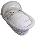 Izziwotnot Humphrey's Corner Sketchbook Baby Boy Wicker Moses Basket (White)