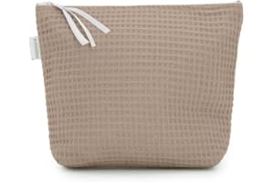 MIMUSELINA Borsa da Toilette per Neonati - Fatta a Mano Con Rivestimento in Plastica Anti-spifferi e Impermeabile