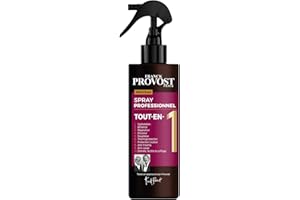 FRANCK PROVOST - Spray Professionnel Tout-en-1 - Thermoprotection & Soin Sans Rinçage - Hydratation, Brillance, Douceur, Démêlant - Tous Types De Cheveux - 190ml