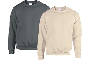 Gildan 2er Herren Sweatshirt Heavy Blend Sweat M L XL 2XL 3XL 4XL 5XL in verschiedenen Farbsets & HLKauf-Block