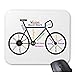 Produktbild 1 x urdesigner Personalisierte Motivational Fahrrad, Zyklus, Radfahren, Sport Worte Mousepads Unterstützung für Wireless Mouse optische Maus Haltbare Büro Accessoire und Geschenk