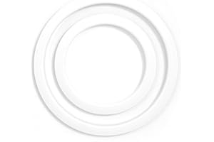 Gibraltar Bass Drum Accessories Port Hole Protector SC-GPHP-4W 4"/10 cm, white