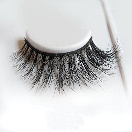 Arimika Handmade Soft Natural looking 3D Mink False Eyelashes For Makeup 1 Pair Pack