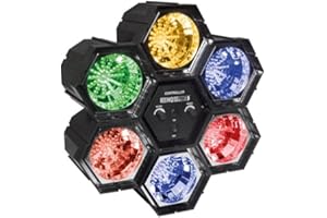 HQ-Power Modułowe organy światła, 6 x 47 diod LED, idealne do pokazów światła napędzanego muzyką i oświetlenie otoczenia na imprezach i wydarzeniach