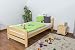 Produktbild Kinderbett / Jugendbett Kiefer massiv Vollholz natur 84, inkl. Lattenrost - Abmessung 90 x 200 cm