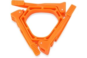 Alomejor Support de Réservoir de Gaz Pliant Support Stabilisateur en PC pour Réchaud à Gaz Stand Trépied de Cartouche pour Camping Trépied Etagère en Plein air