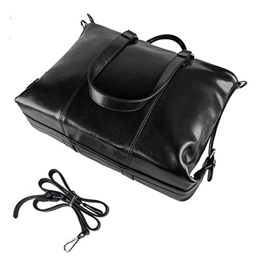 S-ZONE Frauen 3-Weg-Tragen Echtes Leder Tasche Handtasche Schultertasche