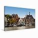 Produktbild Premium Textil-Leinwand 75 cm x 50 cm Quer Ein Motiv aus Dem Kalender Leer - Das Tor zu Ostfriesland | Wandbild, Bild auf Keilrahmen, Fertigbild auf Echter Leinwand, Leinwanddruck