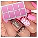 MAKARTT® Nail Vinyl Pattern Manicure Guides Strip 3 D Nail Decals Art Sticker (Zig zag strip 80 Tips )