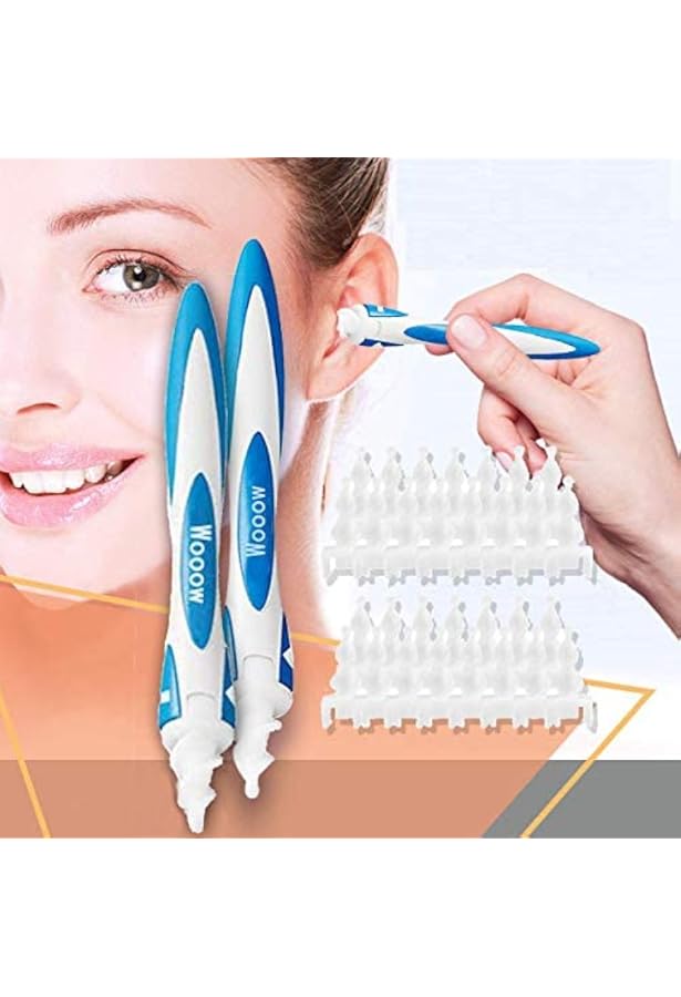 AYNKH Kit Extraction Cérumen 16 Embouts Silicone + 6 Embouts Inox - Sac Portable Enfants Adultes