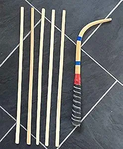 Surjan singh and sons Professional Dagga & Tilli Set Dhol Sticks (1 Dagga & 5 Tillis)