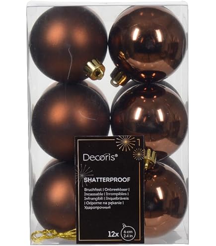 10x Mini Boules De Noël En Verre Bouchons / Bouchons De Noël Aubergine