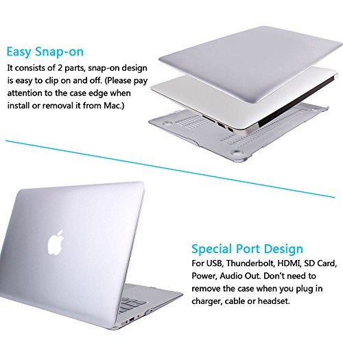 MacBook Air 13 H  lle Case  STONG MacBook Air 13 H  lle Cover Matte Gummierte Harte Schutzh  lle f  r Macbook Air 13   Case Shell Hard Plastik mattier