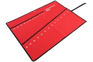 Ftory Sac à Outils Pochette - (25 Poches) Roll Up Sac de Rangement pour Outils Multi-Pocket Roll Up Tools Sac de Rangement Clé Pince Porte-clé Organisateur Clé à Outil Enroulable Multipoches Sac