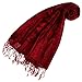 Produktbild LORENZO CANA Pashmina Damenschal Schaltuch hochwertig kuschelweich und leicht Stola 70 x 180 cm opulentes Paisley Muster aufwändig gewebt 78544