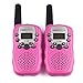 Produktbild Ukamshop 2pcs Mini Walkie Talkie Interphone Handheld acht Kanal 5KM Hot Pink