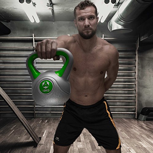 KettleBell »PowerMonster« Kugelhantel 2kg bis 20 kg / Handgewicht aus Kunststoff / High Performance Studio-Qualität ideal für Krafttraining, Functional-Training, Gymnastik und Heimtraining / 2kg 3kg 4kg 5kg 6kg 8kg 10kg 12kg 15kg 20kg - 6