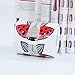 Born Pretty 20/100pcs Yellow Butterfly Adhesive Nail Form Acrylic/UV Gel Manicure Nail Art Tips Extension Tool (100pcs Red Kite)