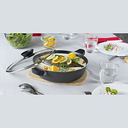 Pyrex 4937234 Glasdeckel für Topf / Pfanne, 28 x 31 x 8,69 cm, transparent - 2