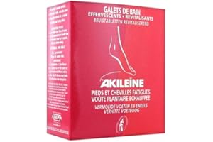 Akileine Galets de Bain 6 x 20 g pour Peau Normale, Peau Sensible, Peau Sèche